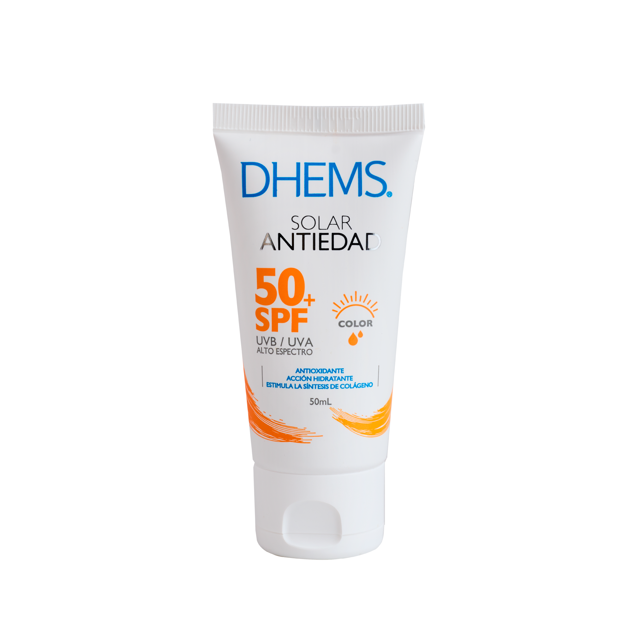 Protector Solar Antiedad con Color 50 ML