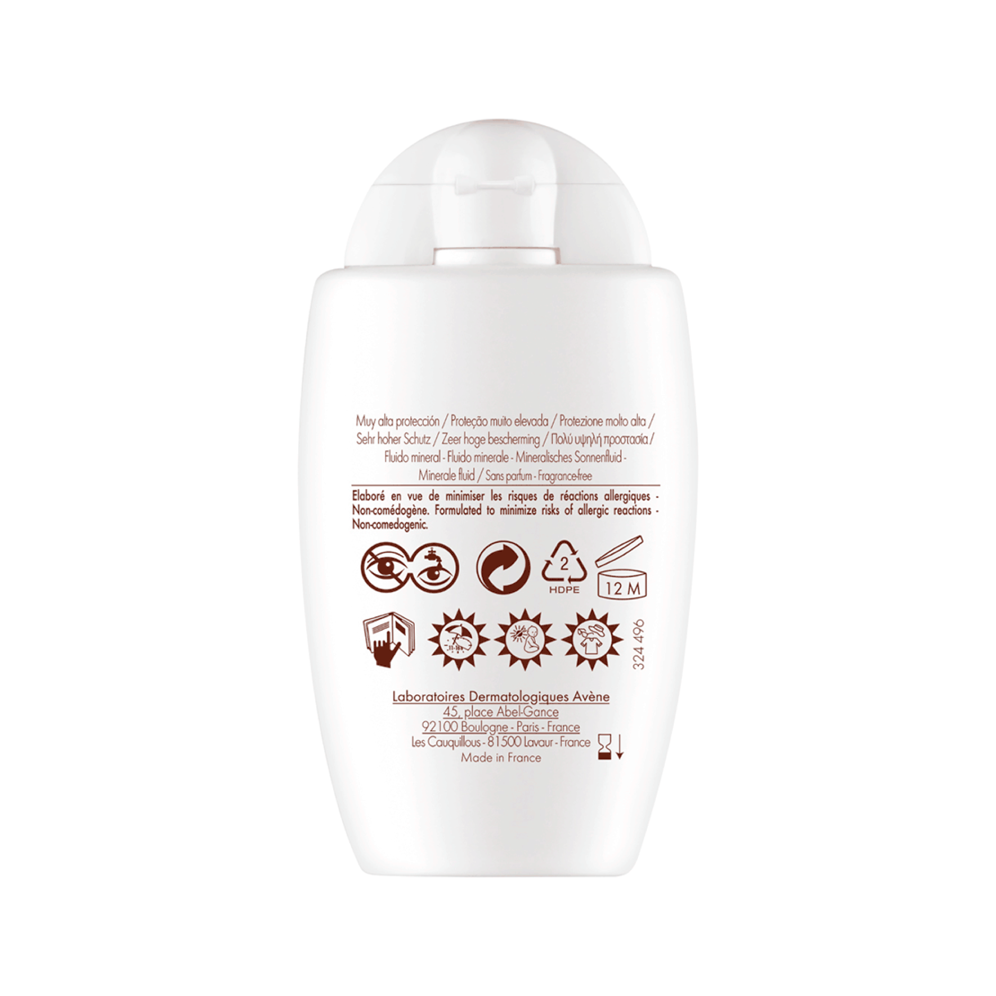 Protector Solar Fluido Mineral 50+40 ML
