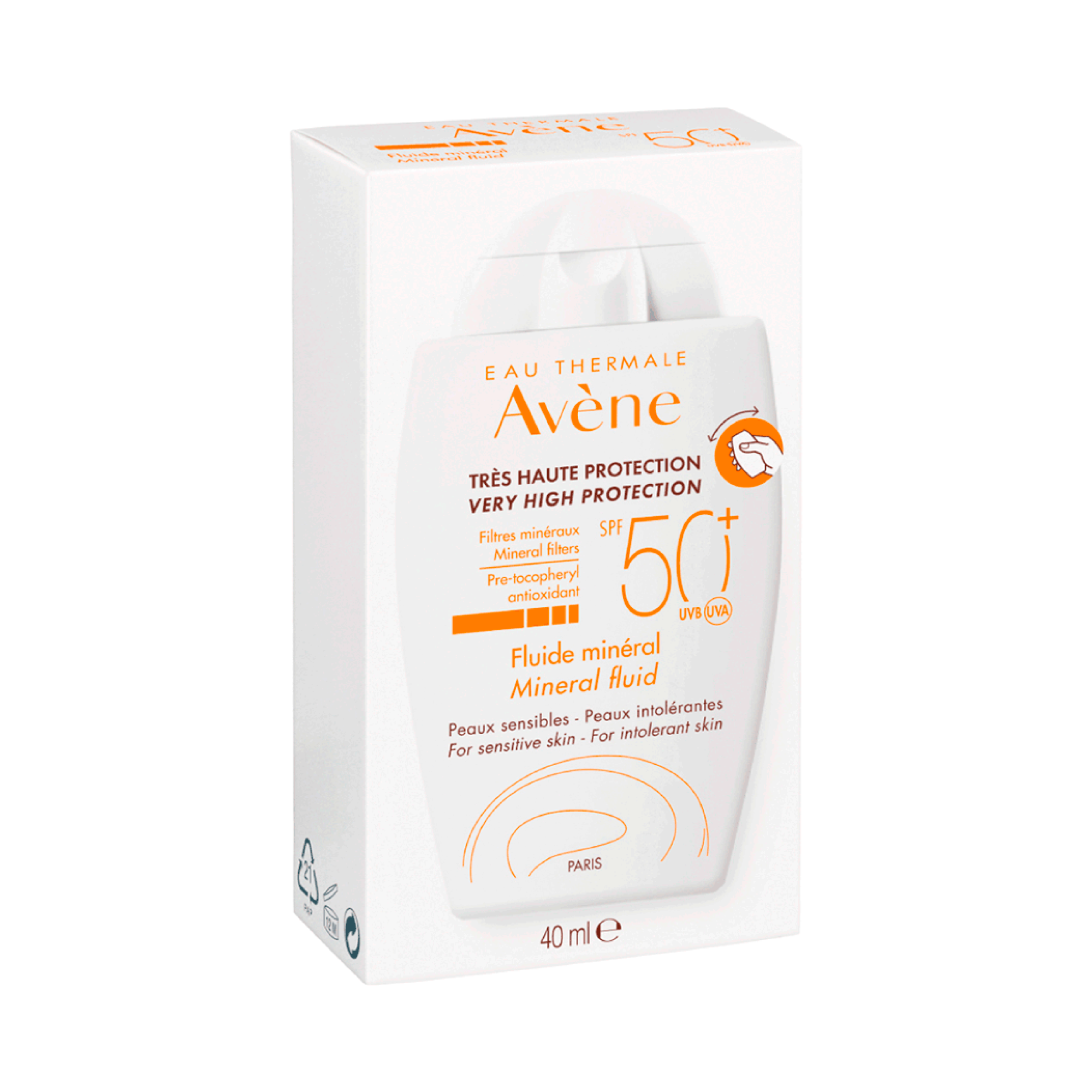 Protector Solar Fluido Mineral 50+40 ML