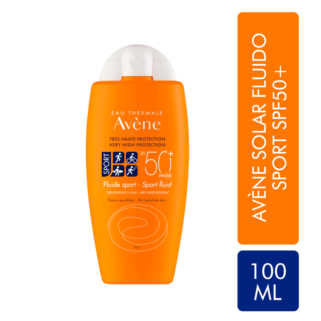 Protector Solar Fluido Sport 50+100 ML
