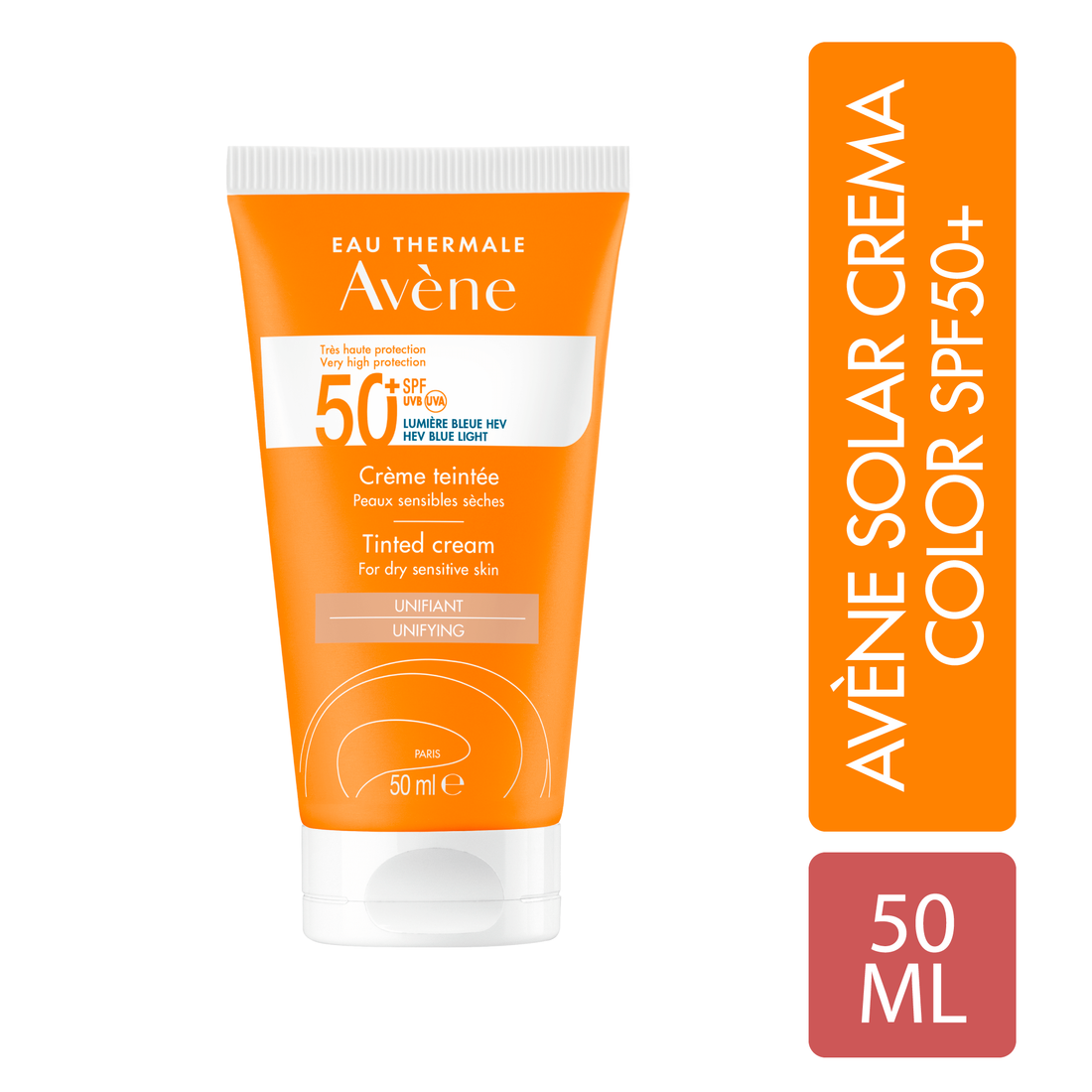 Protector Solar Crema Color 50+50 ML