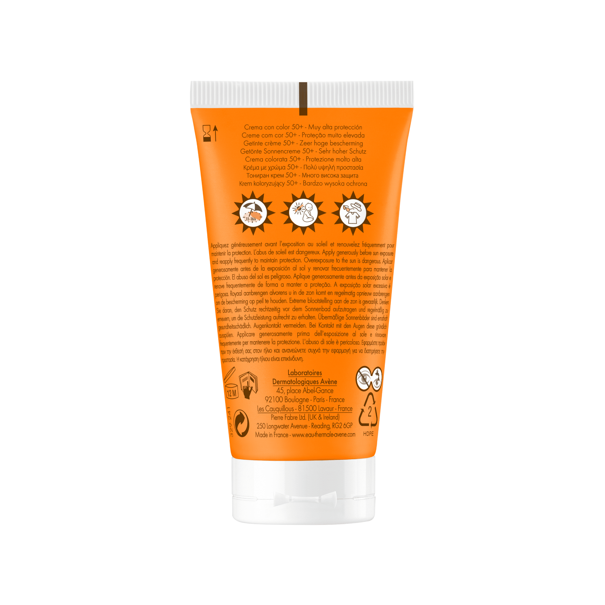 Protector Solar Crema Color 50+50 ML