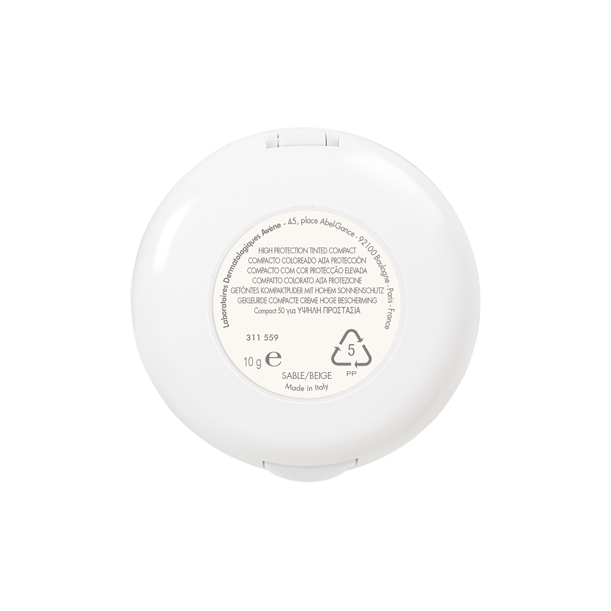 Protector Solar Compacto SPF 50 Sable (Arena) 10 G