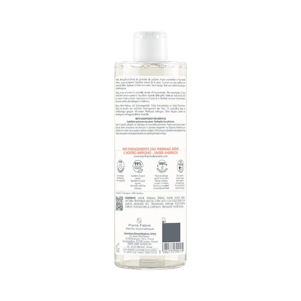 Agua Micelar Desmaquillante 400 ML l Avène