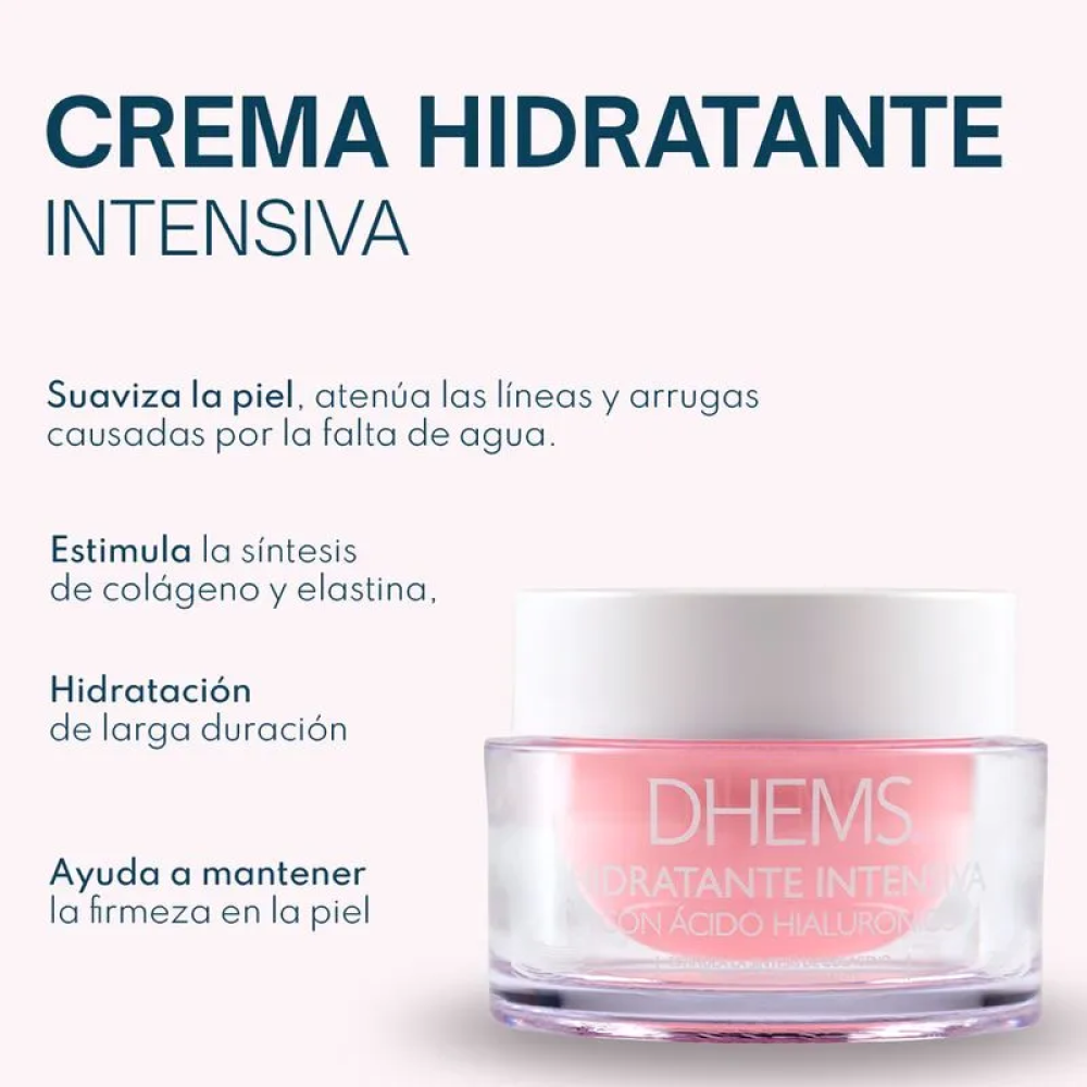 Crema Hidratante Intensiva con Ácido Hialurónico 50 ML