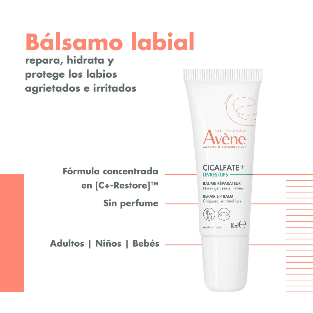 Cicalfate Bálsamo de Labios 10 ML l Avène