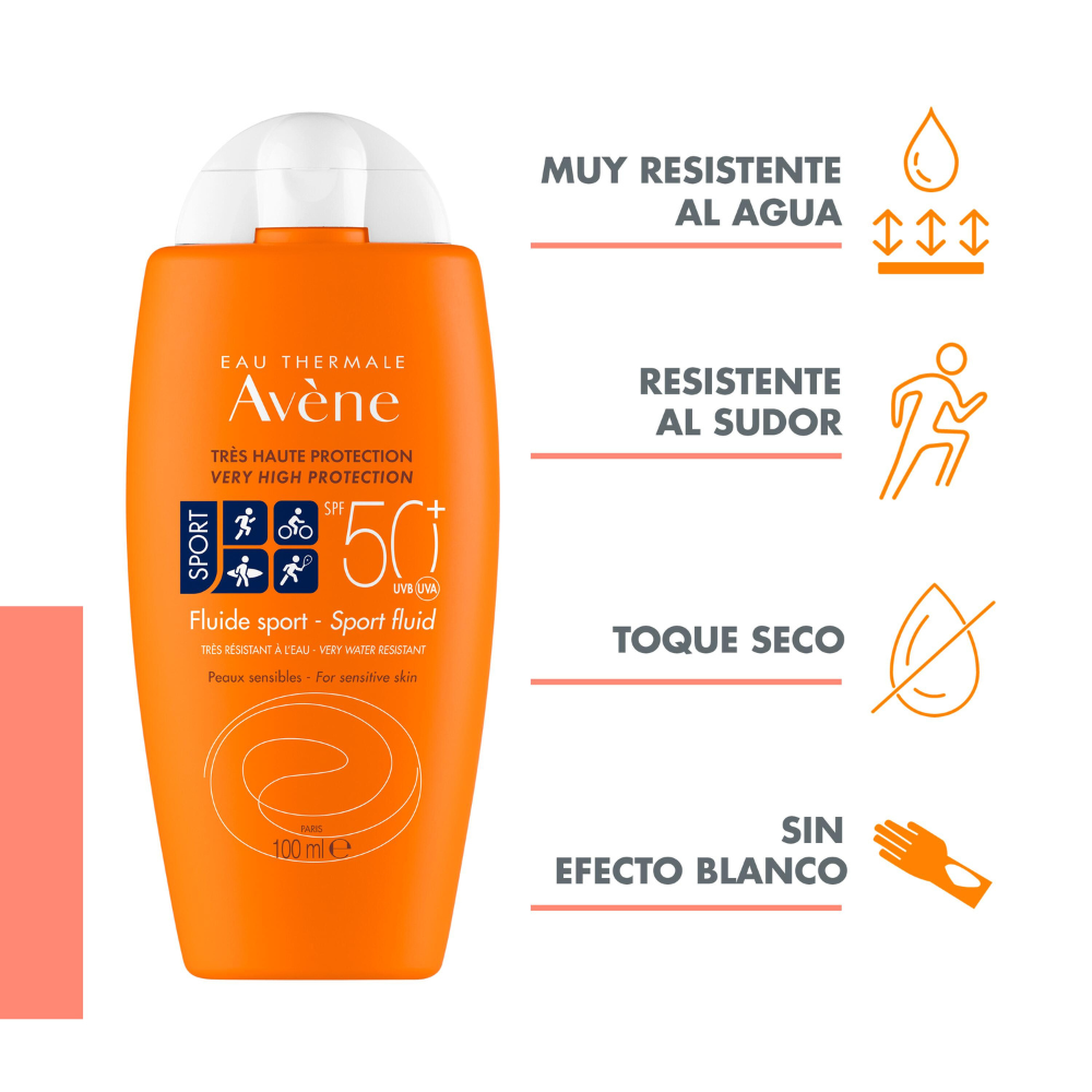 Protector Solar Fluido Sport SPF 50+100 ML - OUTLET