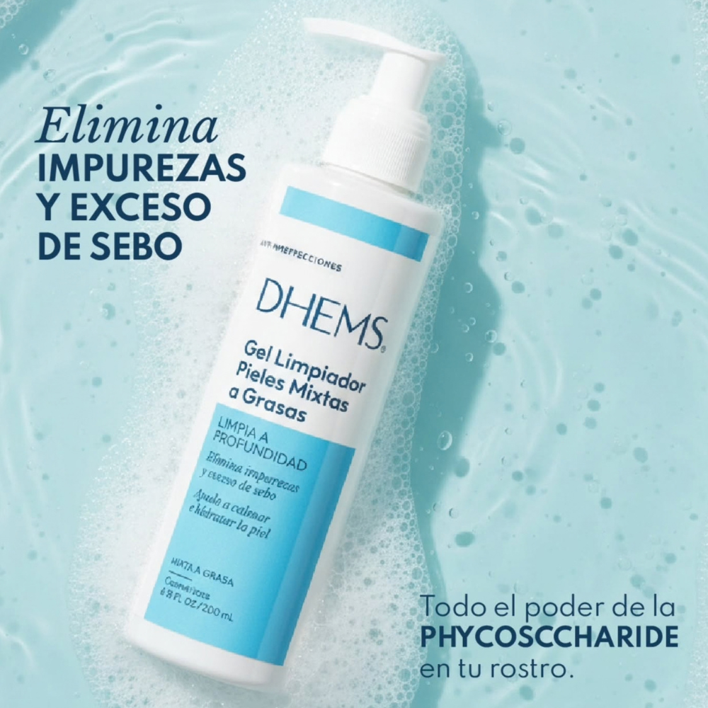 Gel Limpiador Pieles Mixtas a Grasas 200 ML