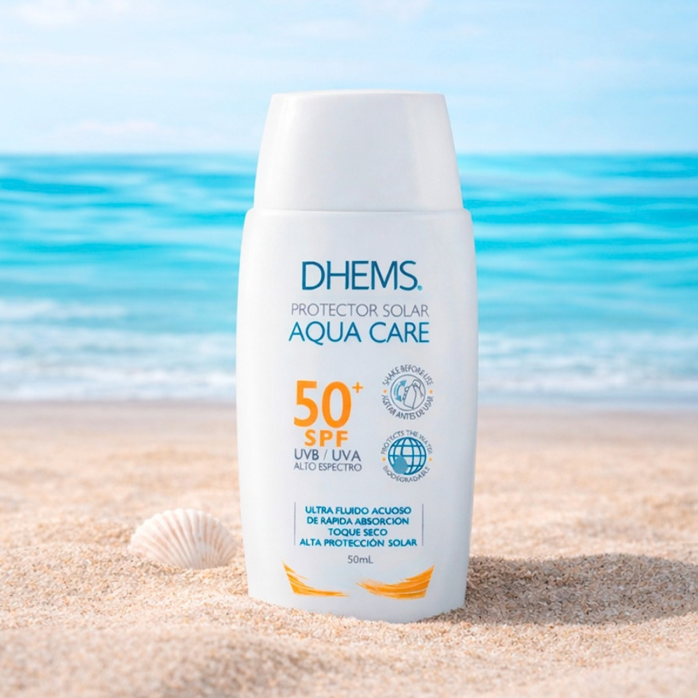 Protector Solar Aqua Care SPF 50+ 50ML l Dhems