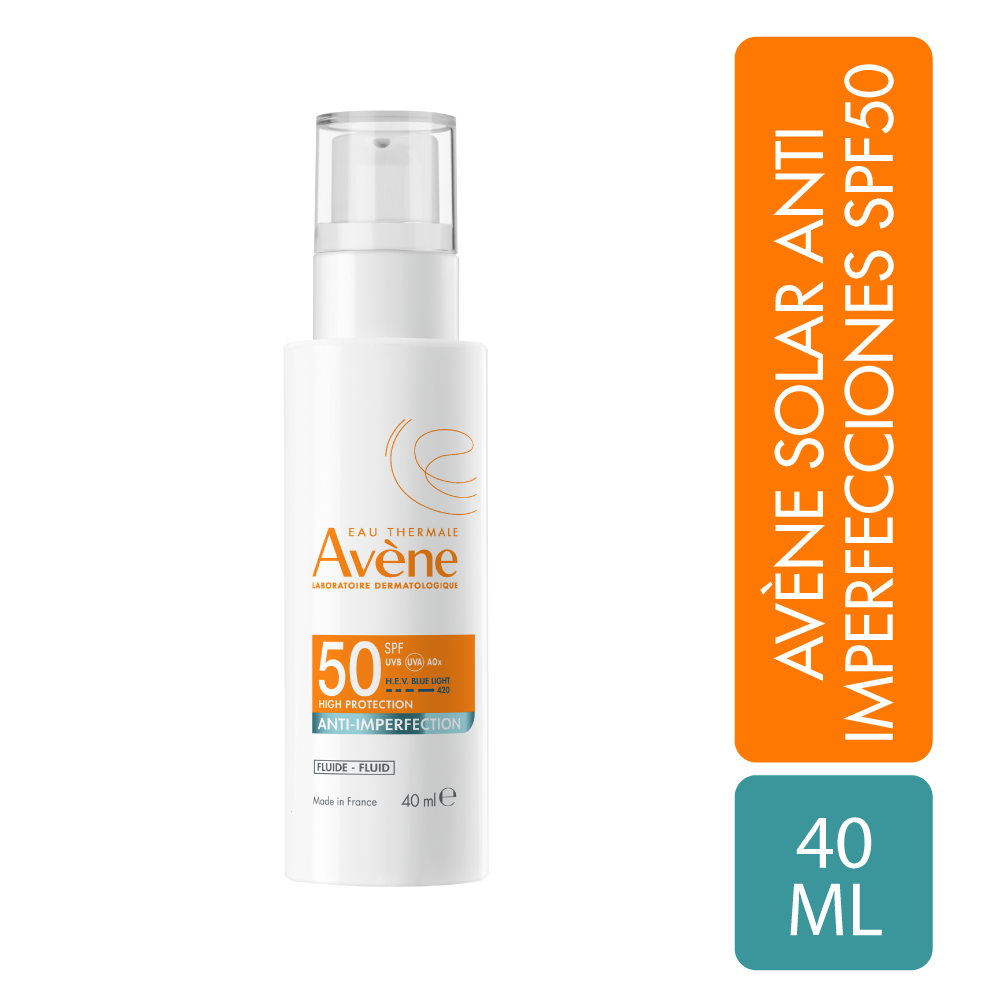 Protector Solar Fluido Anti Imperfecciones SPF50 40 ML l Avène