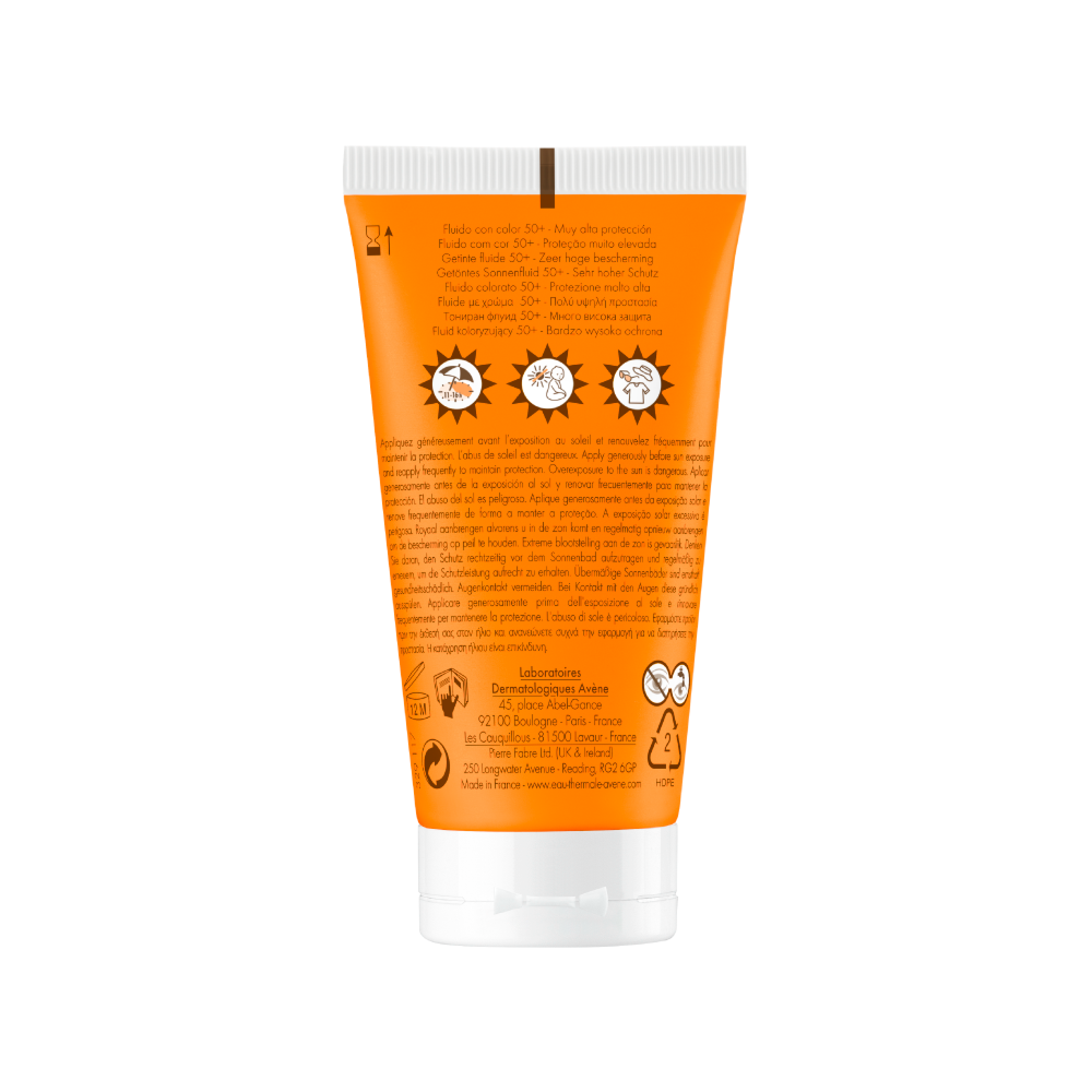 Protector Solar Fluido Color 50+50 ML