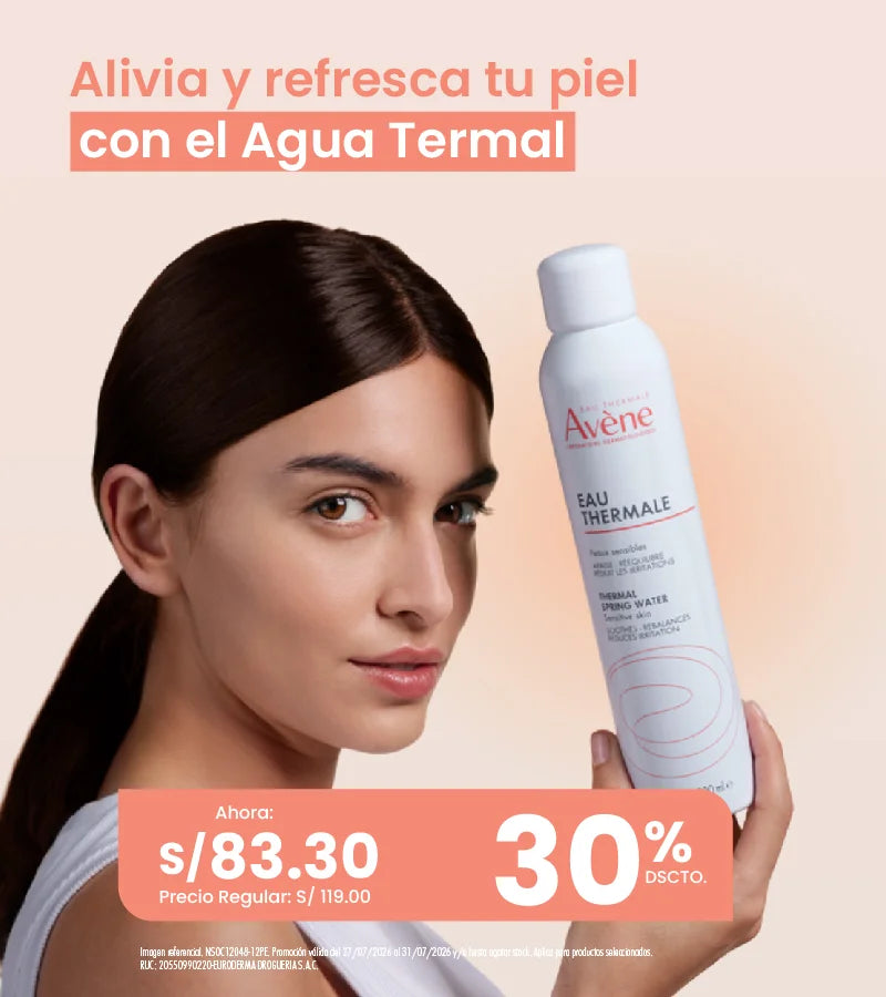 Descuento de 30% en agua termal Avene